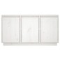Credenza Bianca 111x34x60 cm in Legno Massello di Pino Credenza Bianca 111x34x60 cm in Legno Massello di Pino