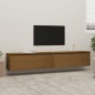 vidaXL Pensili 2 pz Marrone ambra 100x30x35 cm Legno Massello di Pino vidaXL Pensili 2 pz Marrone ambra 100x30x35 cm Legno Massello di Pino