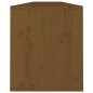 vidaXL Pensili 2 pz Marrone ambra 100x30x35 cm Legno Massello di Pino vidaXL Pensili 2 pz Marrone ambra 100x30x35 cm Legno Massello di Pino