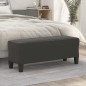 Panca grigio scuro 100x35x41 cm in Microfibra