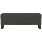Panca grigio scuro 100x35x41 cm in Microfibra