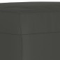 Panca grigio scuro 100x35x41 cm in Microfibra