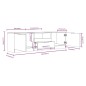 Mobile Porta TV Bianco 140x35x40 cm in Legno Multistrato Mobile Porta TV Bianco 140x35x40 cm in Legno Multistrato