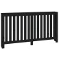 Copertura Termosifone Nera 153x19x84 cm Legno Massello di Pino Copertura Termosifone Nera 153x19x84 cm Legno Massello di Pino