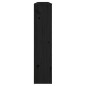Copertura Termosifone Nera 153x19x84 cm Legno Massello di Pino Copertura Termosifone Nera 153x19x84 cm Legno Massello di Pino