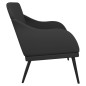 Panca Nera 110x76x80 cm in Similpelle