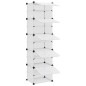Scarpiera Trasparente 44x31,5x153,5 cm in PP Scarpiera Trasparente 44x31,5x153,5 cm in PP