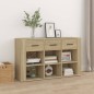 Credenza Rovere Sonoma 100x30x59,5 cm in Legno Multistrato Credenza Rovere Sonoma 100x30x59,5 cm in Legno Multistrato