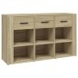 Credenza Rovere Sonoma 100x30x59,5 cm in Legno Multistrato Credenza Rovere Sonoma 100x30x59,5 cm in Legno Multistrato