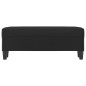Panca Nera 100x35x41 cm in Similpelle Panca Nera 100x35x41 cm in Similpelle