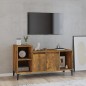 Mobile TV Rovere Fumo 100x35x55 cm in Legno Multistrato Mobile TV Rovere Fumo 100x35x55 cm in Legno Multistrato