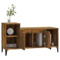 Mobile TV Rovere Fumo 100x35x55 cm in Legno Multistrato Mobile TV Rovere Fumo 100x35x55 cm in Legno Multistrato