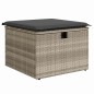 vidaXL Set di divani da giardino 5 pezzi con cuscini in polirattan grigio chiaro vidaXL Set di divani da giardino 5 pezzi con cuscini in polirattan grigio chiaro