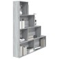 Libreria Grigio Sonoma 155x24x160 cm Libreria Grigio Sonoma 155x24x160 cm