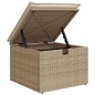 vidaXL Set di divani da giardino in 6 pezzi con cuscini, polyrattan beige. vidaXL Set di divani da giardino in 6 pezzi con cuscini, polyrattan beige.