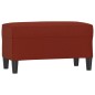 Panca Rosso Vino 70x35x41 cm in Similpelle Panca Rosso Vino 70x35x41 cm in Similpelle