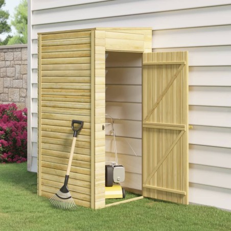 Capanno da Giardino 100x110x218 cm in Legno di Pino Impregnato