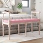 Panca Rosa 110x40x70 cm in Velluto Panca Rosa 110x40x70 cm in Velluto