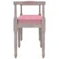 Panca Rosa 110x40x70 cm in Velluto Panca Rosa 110x40x70 cm in Velluto