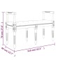 Panca Rosa 110x40x70 cm in Velluto Panca Rosa 110x40x70 cm in Velluto