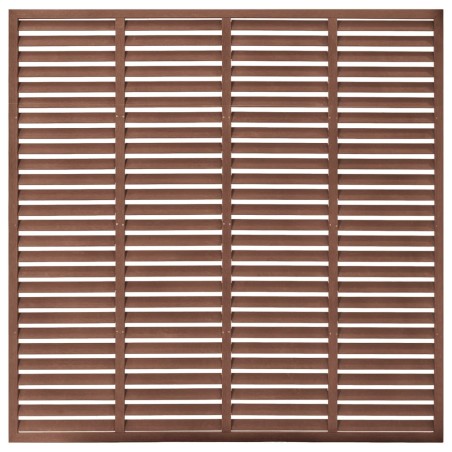 vidaXL Recinzione a Persiana in WPC 180x180 cm Marrone  