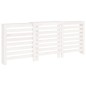 Copertura Termosifone Bianca 210x21x85 cm Legno Massello Pino Copertura Termosifone Bianca 210x21x85 cm Legno Massello Pino