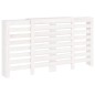 Copertura Termosifone Bianca 210x21x85 cm Legno Massello Pino Copertura Termosifone Bianca 210x21x85 cm Legno Massello Pino