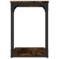 vidaXL Tavolino da Salotto Rovere Fumo 50x35x52 cm Legno Multistrato