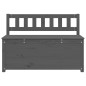 Panca Grigio 110x41x76,5 cm in Legno Massello di Pino Panca Grigio 110x41x76,5 cm in Legno Massello di Pino