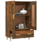 Credenza Rovere Fumo 70x31x115 cm in Legno Multistrato Credenza Rovere Fumo 70x31x115 cm in Legno Multistrato