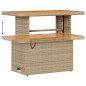 vidaXL Set di divani da giardino in 13 pezzi, con cuscini beige in rattan e acacia.