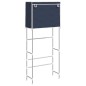 Rastrelliera per Lavatrice 2 Livelli Blu 71x29,5x170,5cm Ferro Rastrelliera per Lavatrice 2 Livelli Blu 71x29,5x170,5cm Ferro