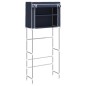 Rastrelliera per Lavatrice 2 Livelli Blu 71x29,5x170,5cm Ferro Rastrelliera per Lavatrice 2 Livelli Blu 71x29,5x170,5cm Ferro