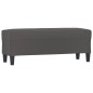 Panca Grigia 100x35x41 cm in Similpelle Panca Grigia 100x35x41 cm in Similpelle