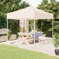 Tenda per Feste Pieghevole Crema 3x3 m Tenda per Feste Pieghevole Crema 3x3 m