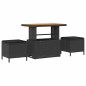 vidaXL Set di Sofà da Giardino in 12 Pezzi con Cuscini in Rattan Sintetico Nero e Struttura in Legno di Acacia vidaXL Set di Sofà da Giardino in 12 Pezzi con Cuscini in Rattan Sintetico Nero e Struttura in Legno di Acacia