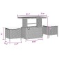 vidaXL Set di Sofà da Giardino in 12 Pezzi con Cuscini in Rattan Sintetico Nero e Struttura in Legno di Acacia vidaXL Set di Sofà da Giardino in 12 Pezzi con Cuscini in Rattan Sintetico Nero e Struttura in Legno di Acacia
