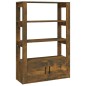 Credenza Rovere Fumo 80x30x119,5 cm in Legno Multistrato Credenza Rovere Fumo 80x30x119,5 cm in Legno Multistrato