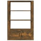 Credenza Rovere Fumo 80x30x119,5 cm in Legno Multistrato Credenza Rovere Fumo 80x30x119,5 cm in Legno Multistrato