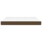 Materasso a Molle Insacchettate Marrone Scuro 180x200x20 cm