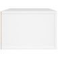 Mobile Porta TV Sospeso Bianco 80x36x25cm in Legno Multistrato Mobile Porta TV Sospeso Bianco 80x36x25cm in Legno Multistrato