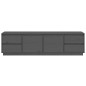 Mobile Porta TV Grigio 176x37x47,5 cm in Legno Massello di Pino Mobile Porta TV Grigio 176x37x47,5 cm in Legno Massello di Pino