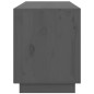 Mobile Porta TV Grigio 176x37x47,5 cm in Legno Massello di Pino Mobile Porta TV Grigio 176x37x47,5 cm in Legno Massello di Pino
