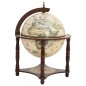 Bar a Globo Portavini Marrone Legno Massello di Eucalipto Bar a Globo Portavini Marrone Legno Massello di Eucalipto