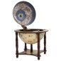 Bar a Globo Portavini Marrone Legno Massello di Eucalipto Bar a Globo Portavini Marrone Legno Massello di Eucalipto