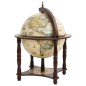 Bar a Globo Portavini Marrone Legno Massello di Eucalipto Bar a Globo Portavini Marrone Legno Massello di Eucalipto