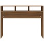 Tavolino Consolle Rovere Marrone 105x30x80 cm Legno Multistrato Tavolino Consolle Rovere Marrone 105x30x80 cm Legno Multistrato