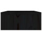 Supporto per Monitor Nero 80x24x10,5 cm Legno Massello di Pino Supporto per Monitor Nero 80x24x10,5 cm Legno Massello di Pino