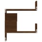 Scaffale Parete Angolo Rovere Marrone 40x40x50cm Multistrato Scaffale Parete Angolo Rovere Marrone 40x40x50cm Multistrato