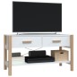 Mobile Porta TV Bianco 82x38x45 cm in Legno Multistrato